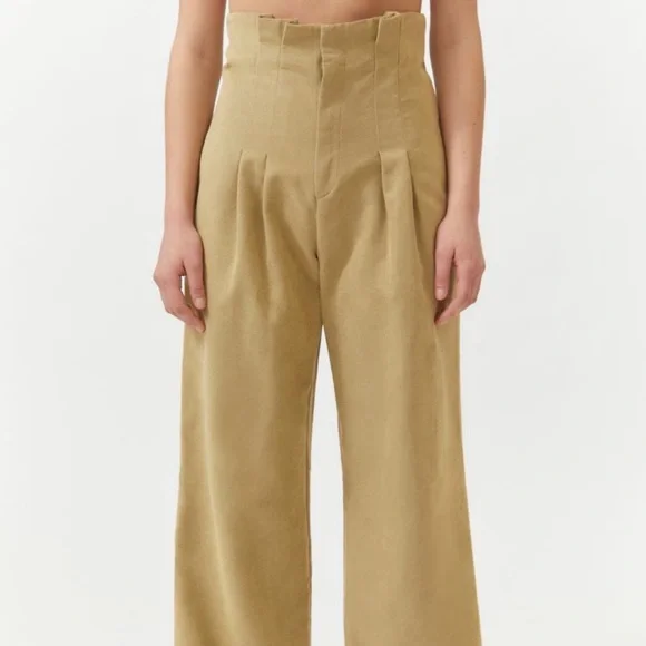 Urban Outfitters Estelle Corset-Waist Trouser Pant NWT Size 0 - Picture 4 of 9